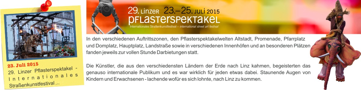 O Fotomagazin / Linzer Pflasterspektakel 2015